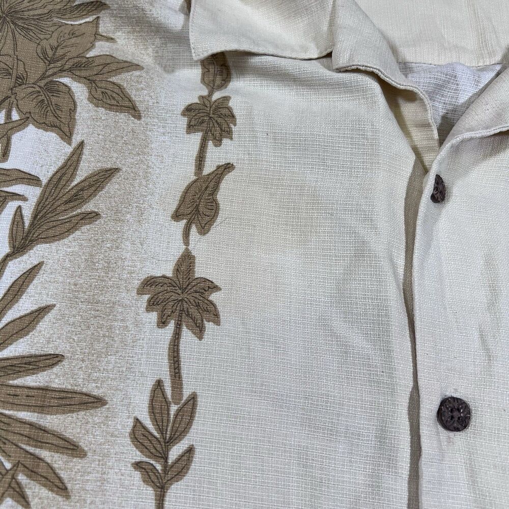 Tommy Bahama 100% Silk Hawaiian Camp Shirt Tropical Floral Aloha Men's 3XT - Picture 8 of 11